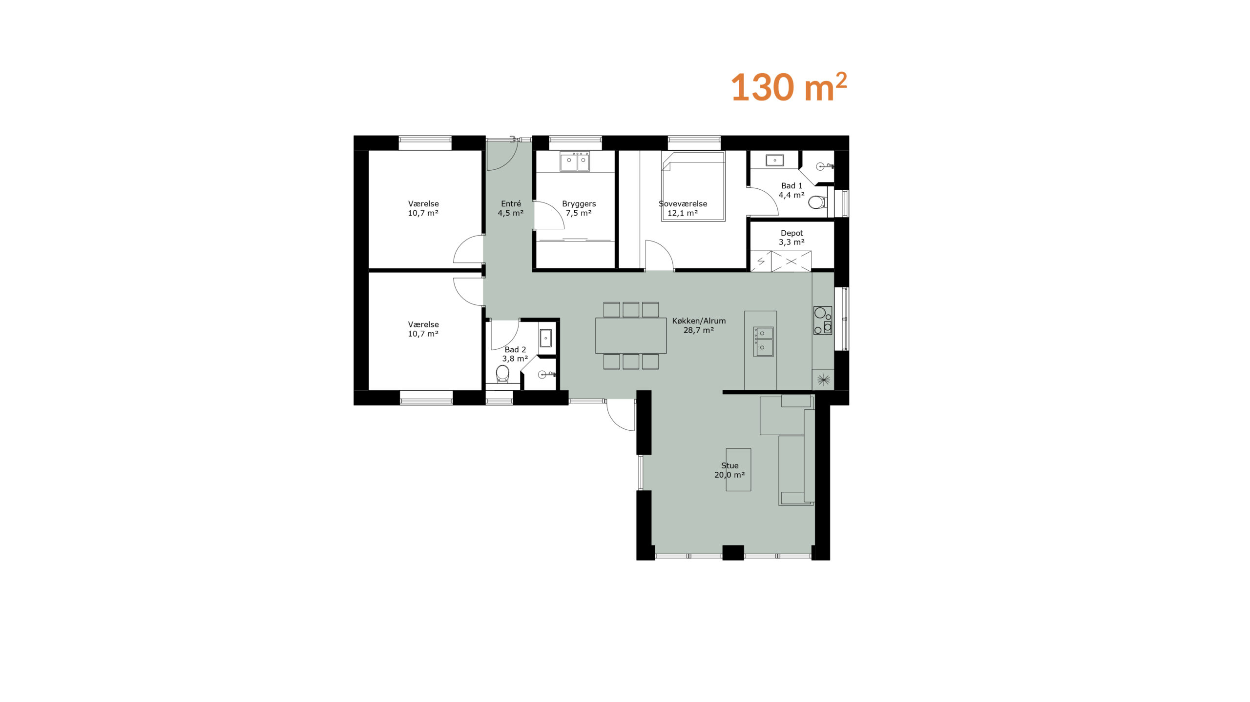 Vinkel 130m2