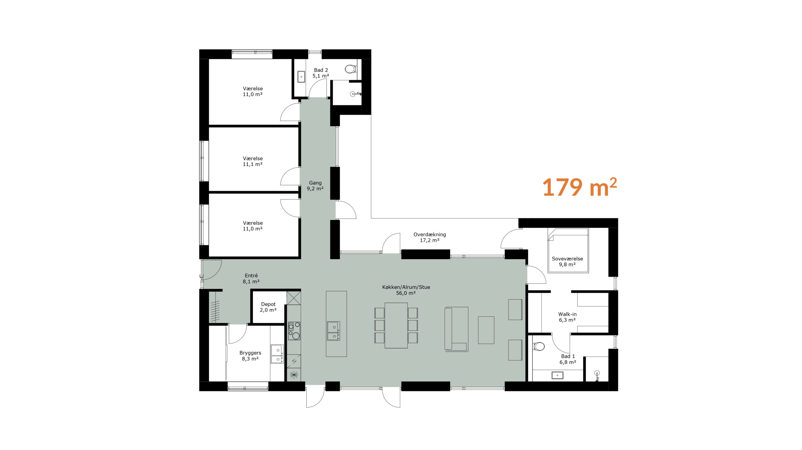 Vinkel 179m2