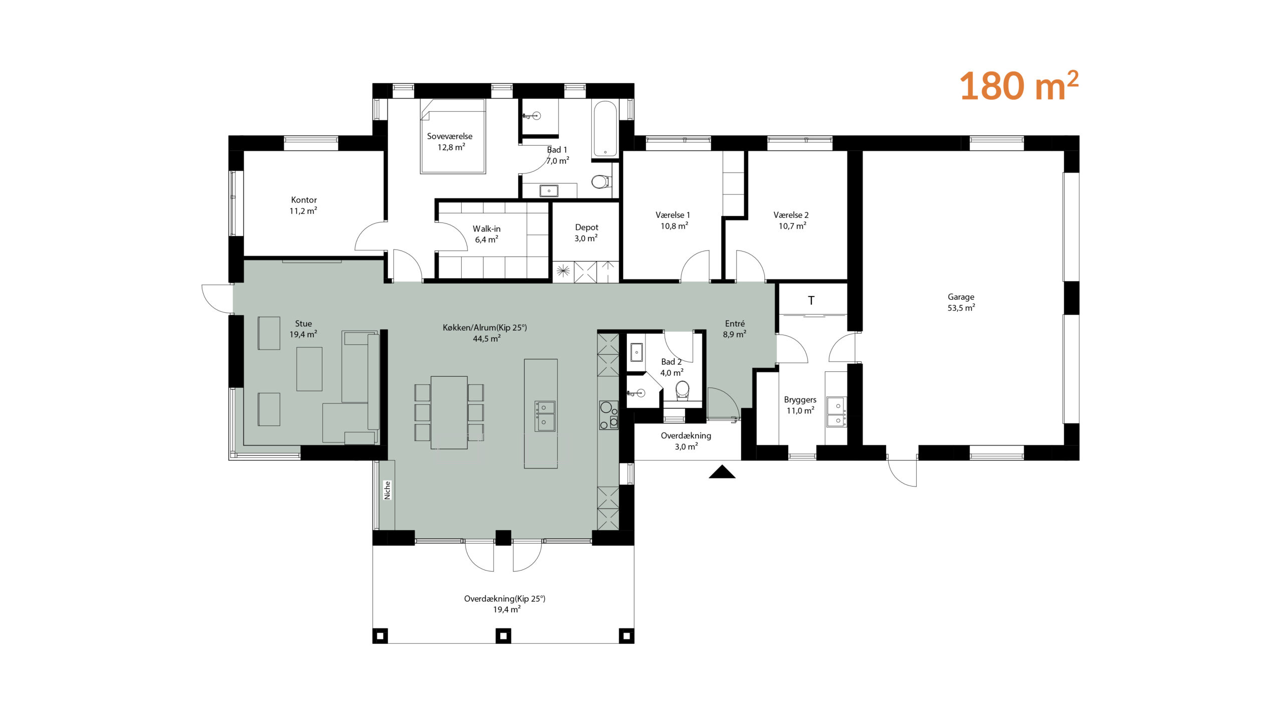 Vinkel 180m2