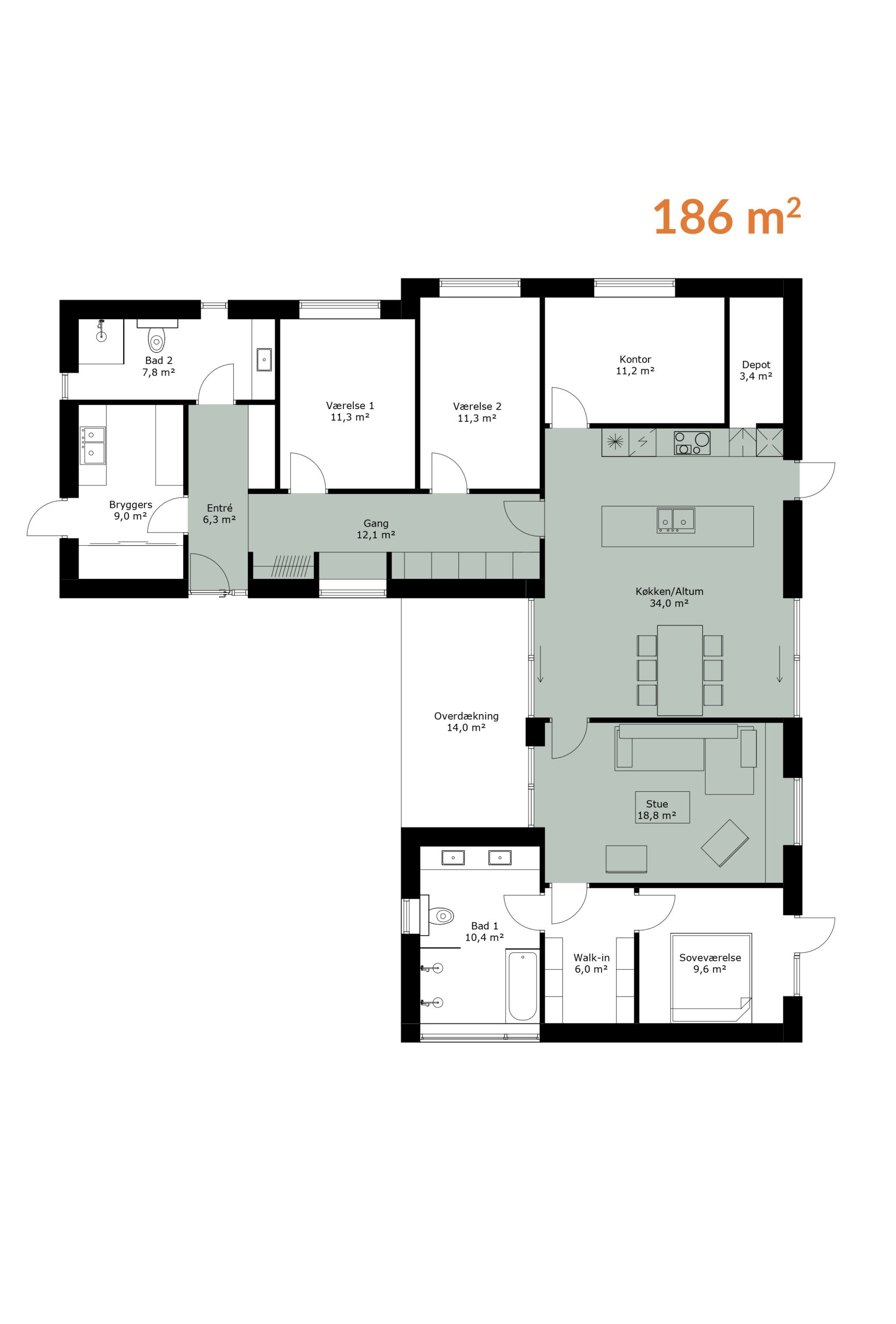 Vinkel 186m2