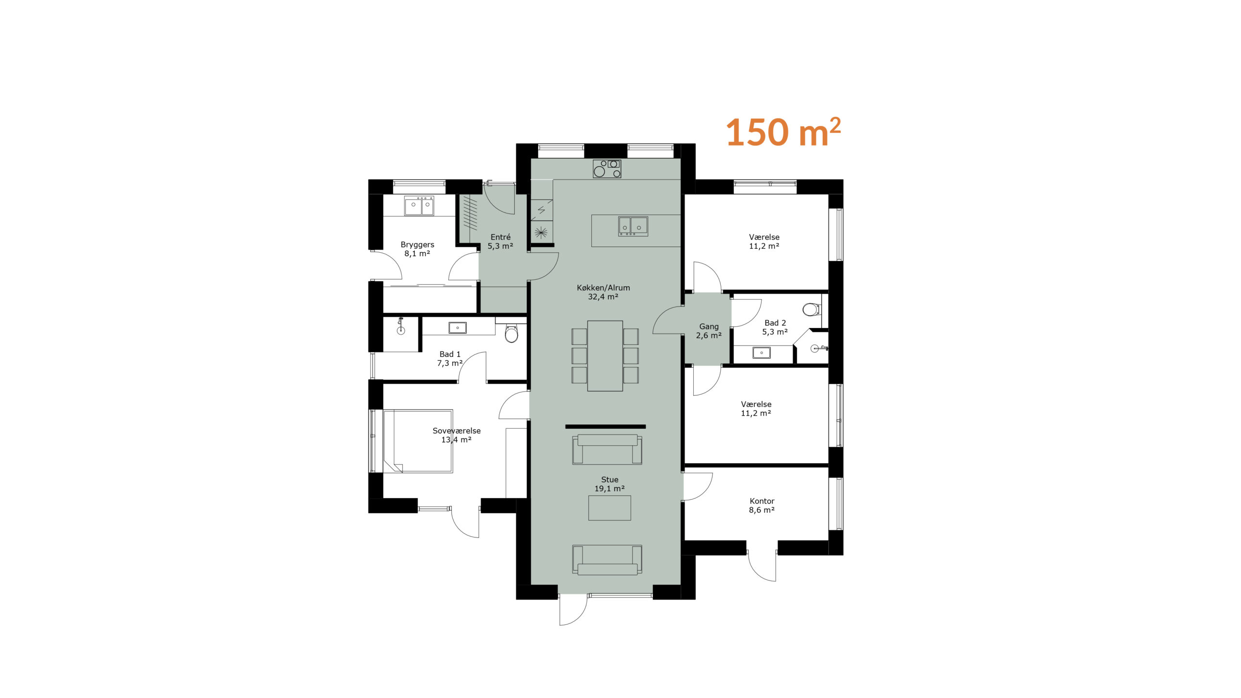 funkis 150m2