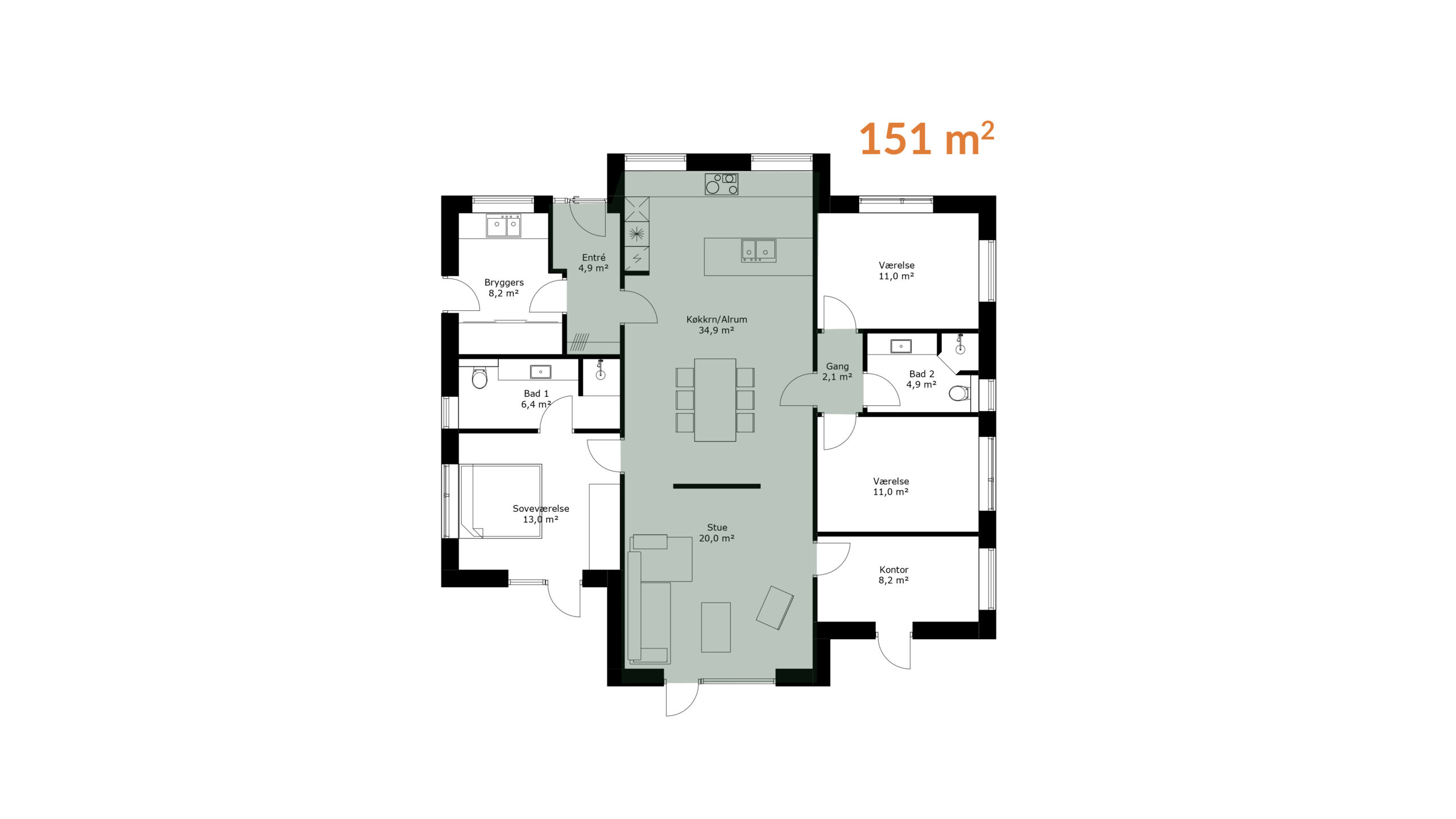 funkis 151m2